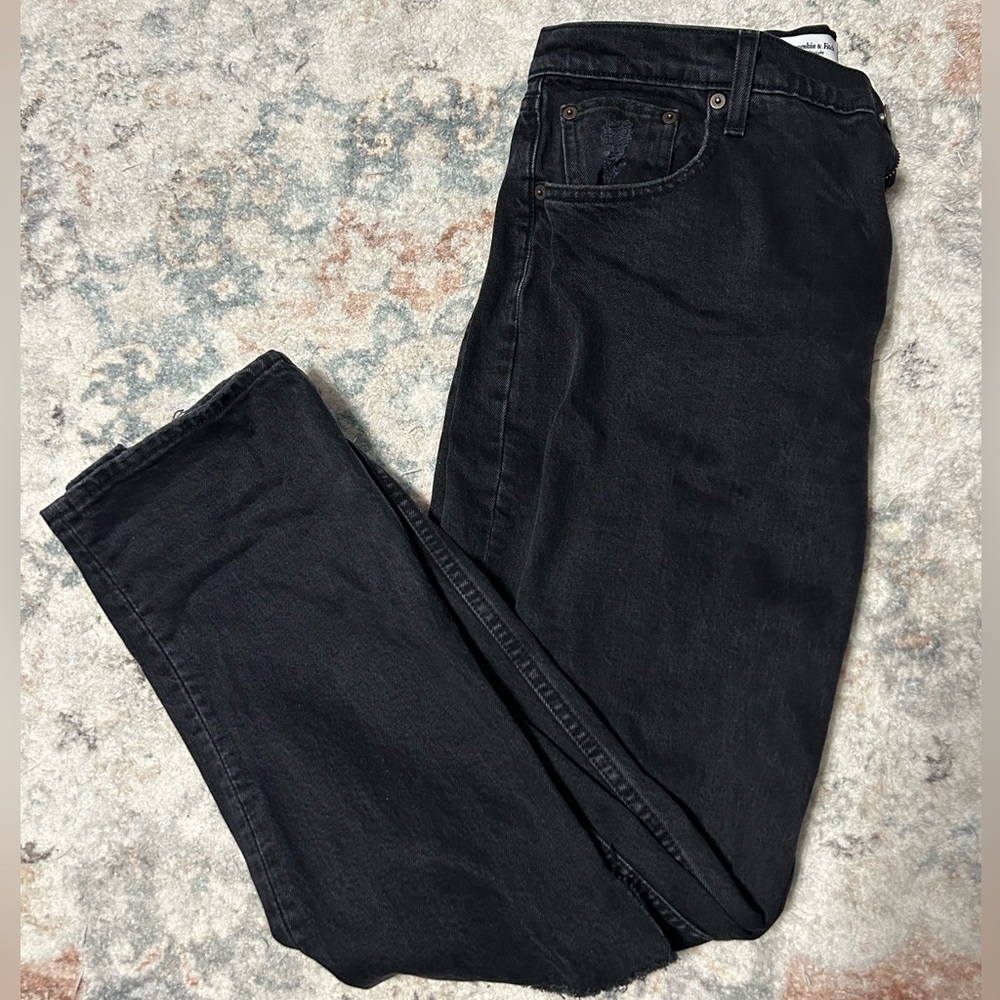 90’s straight ultra high rise jeans